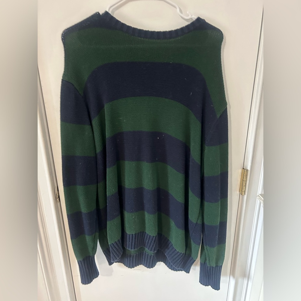 Brandy Melville Blue and Green Sweater
